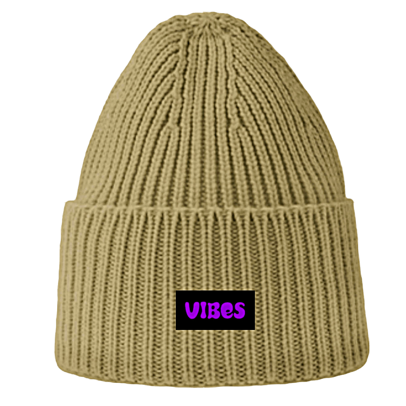 Sustainable Chunky Rib Knit Beanie