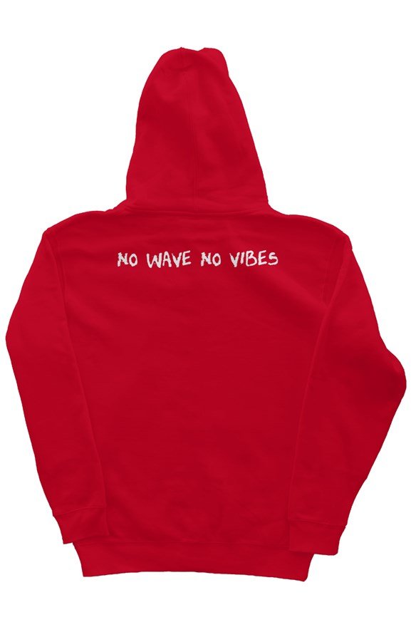 no wave hoodie live red