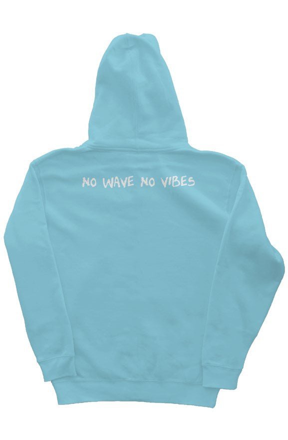 no wave hoodie live blue aqua